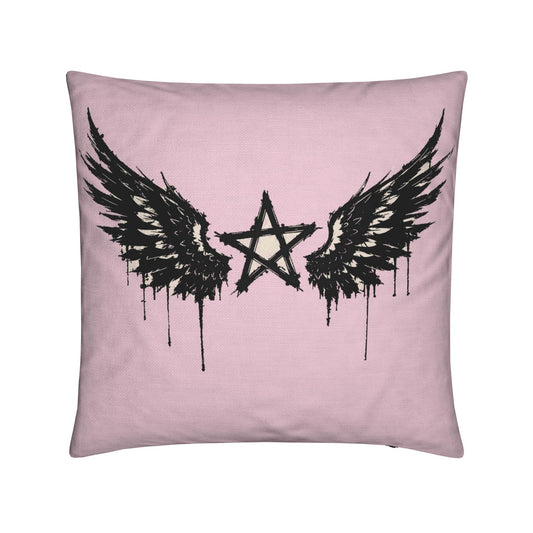 Rebel Riot - Star Wings Cushion - Blush