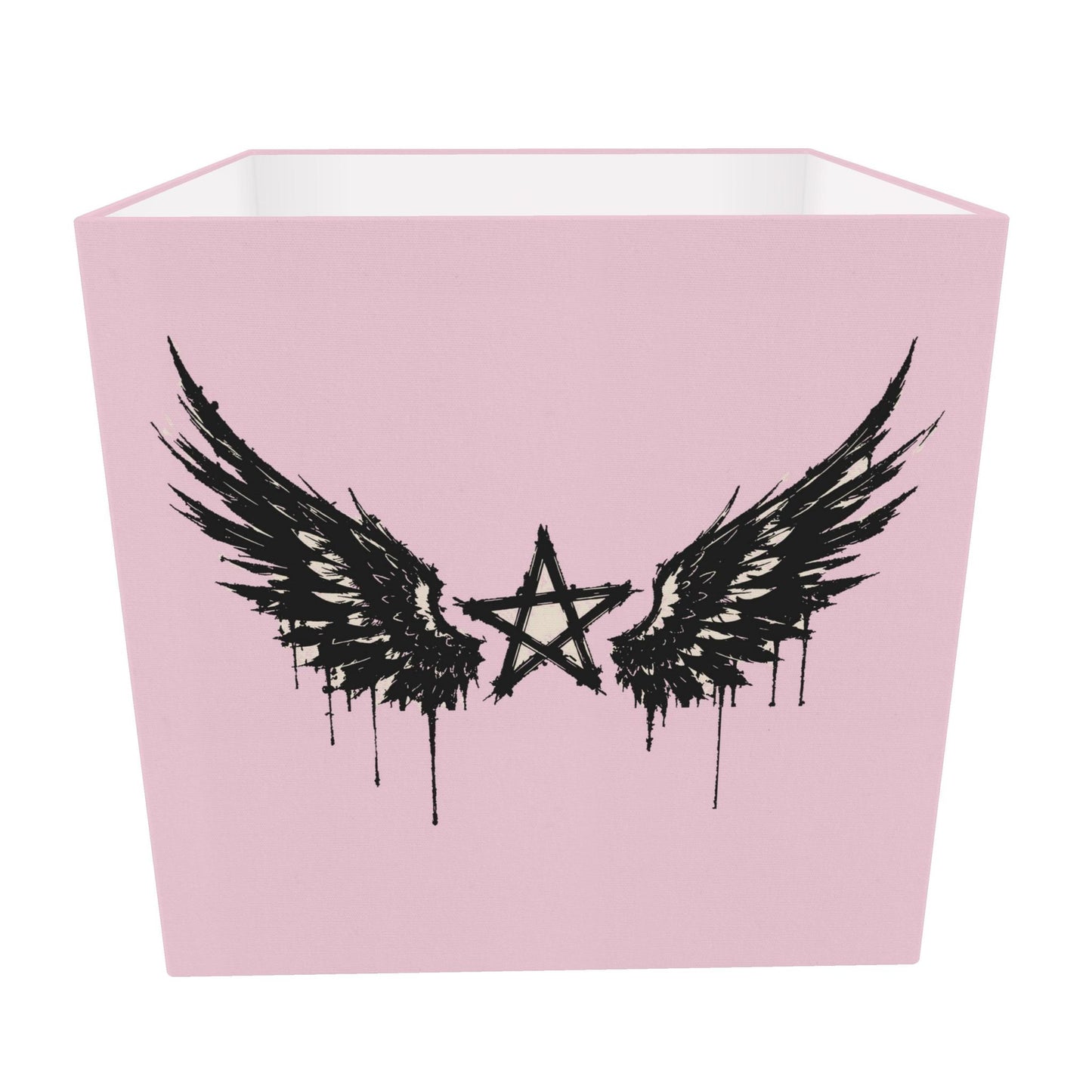 Rebel Riot - Star Wings - Square Lamp Shade - Blush