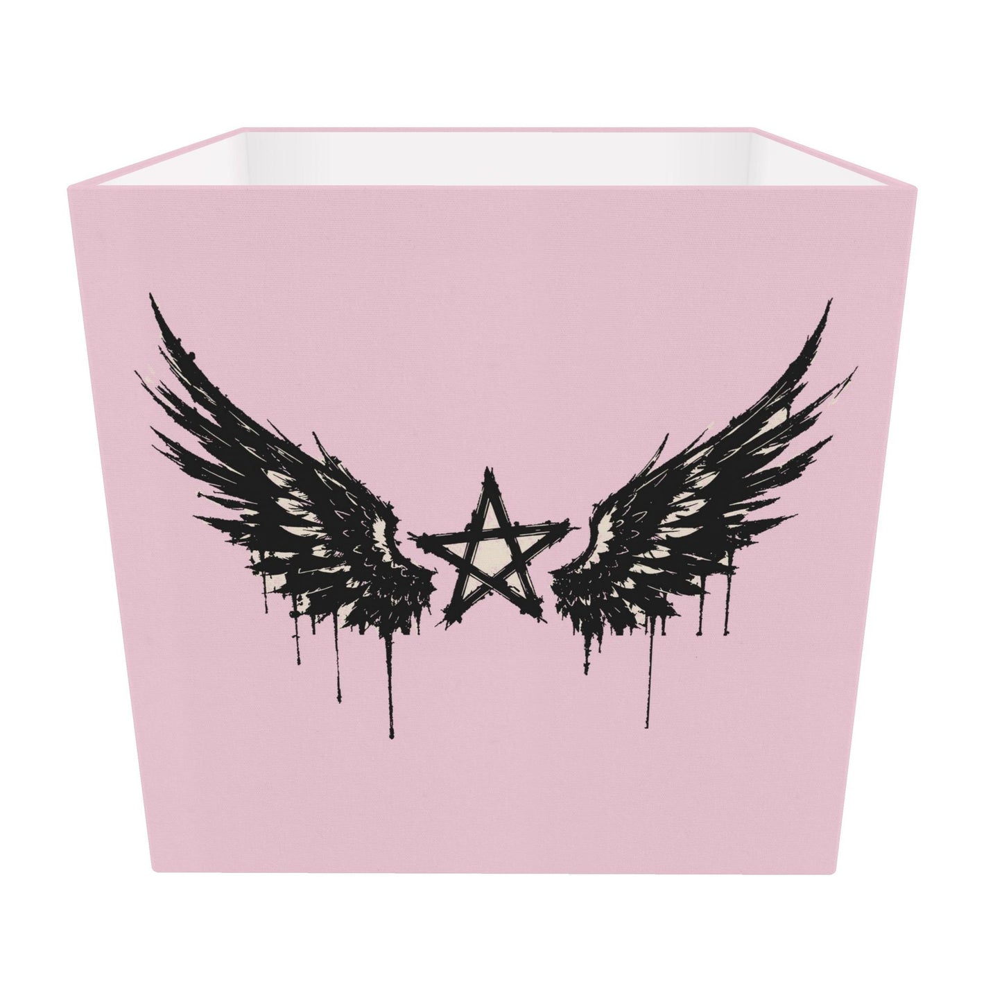 Rebel Riot - Star Wings - Square Lamp Shade - Blush