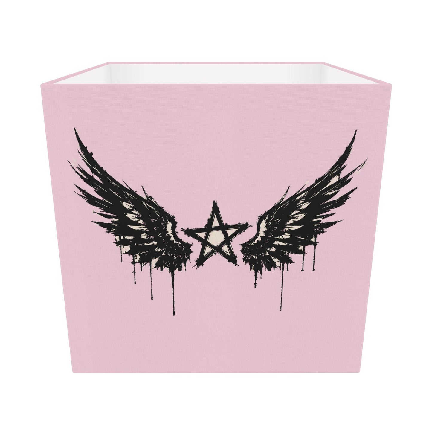 Rebel Riot - Star Wings - Square Lamp Shade - Blush