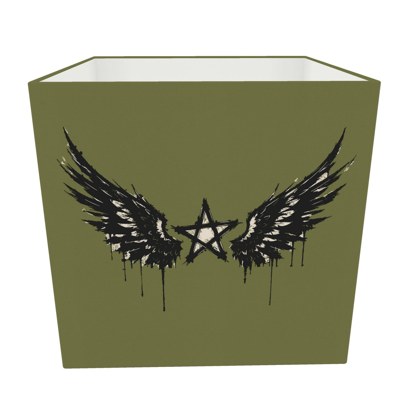 Rebel Riot - Star Wings - Square Lamp Shade - Army