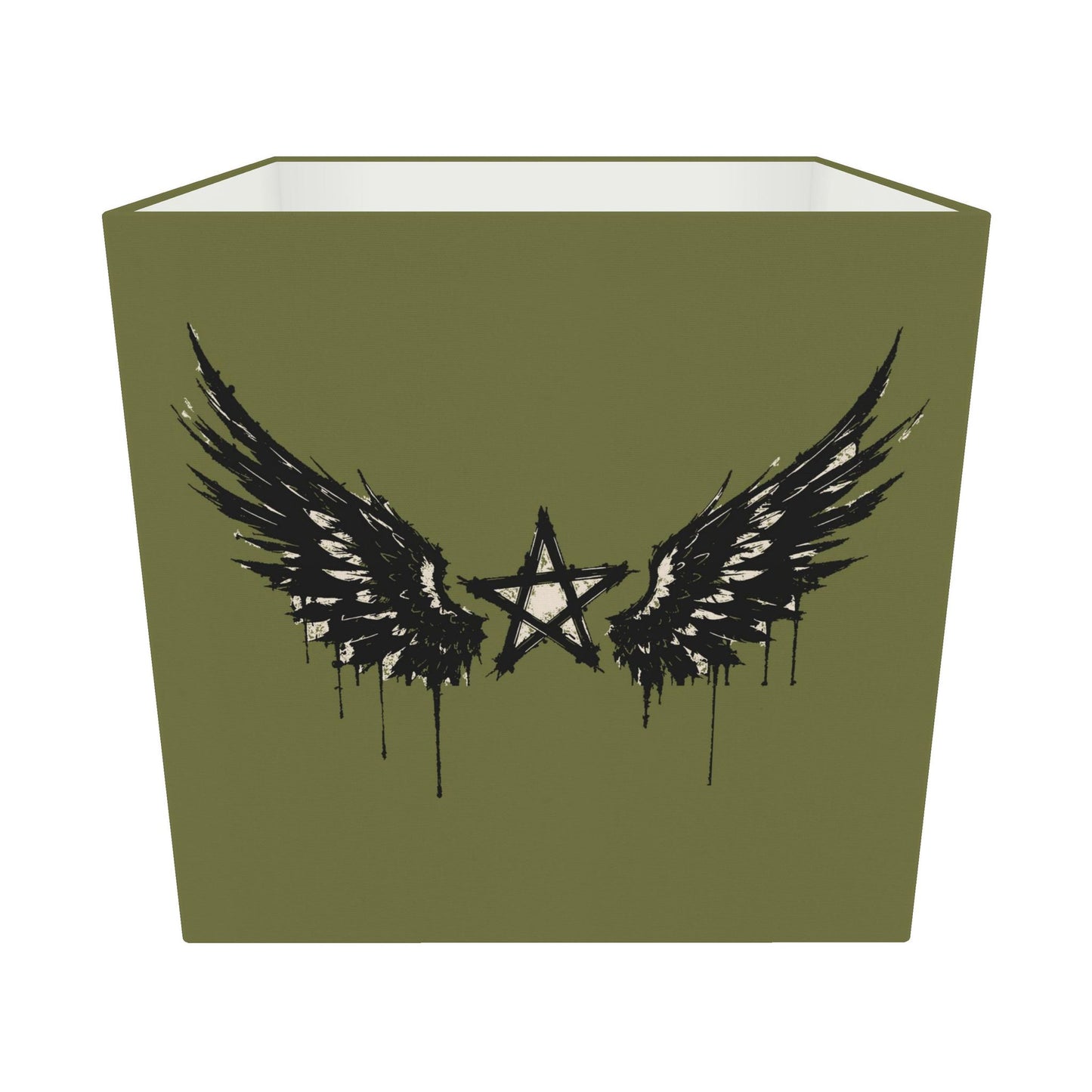 Rebel Riot - Star Wings - Square Lamp Shade - Army