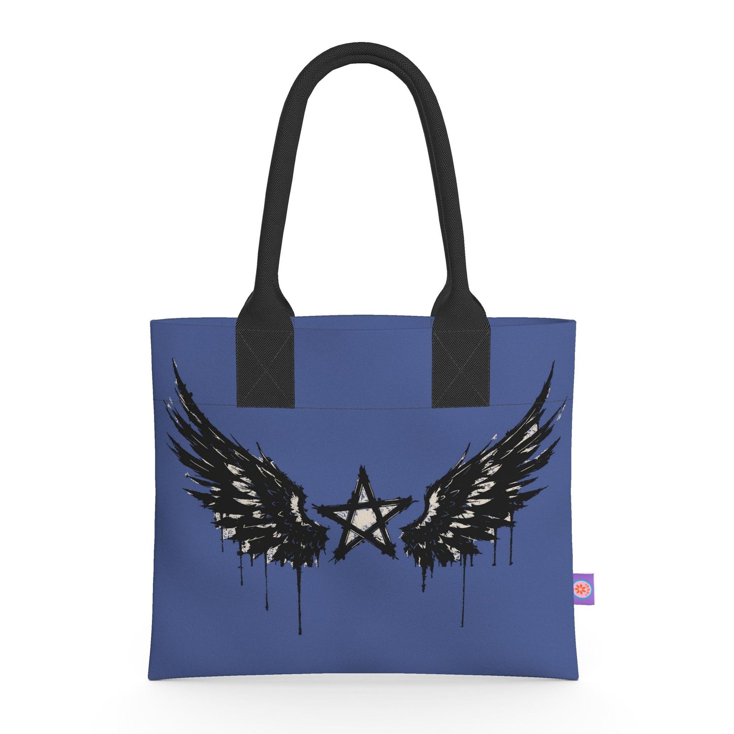 Rebel Riot - Star Wings - Neoprene Handbag - Midnight