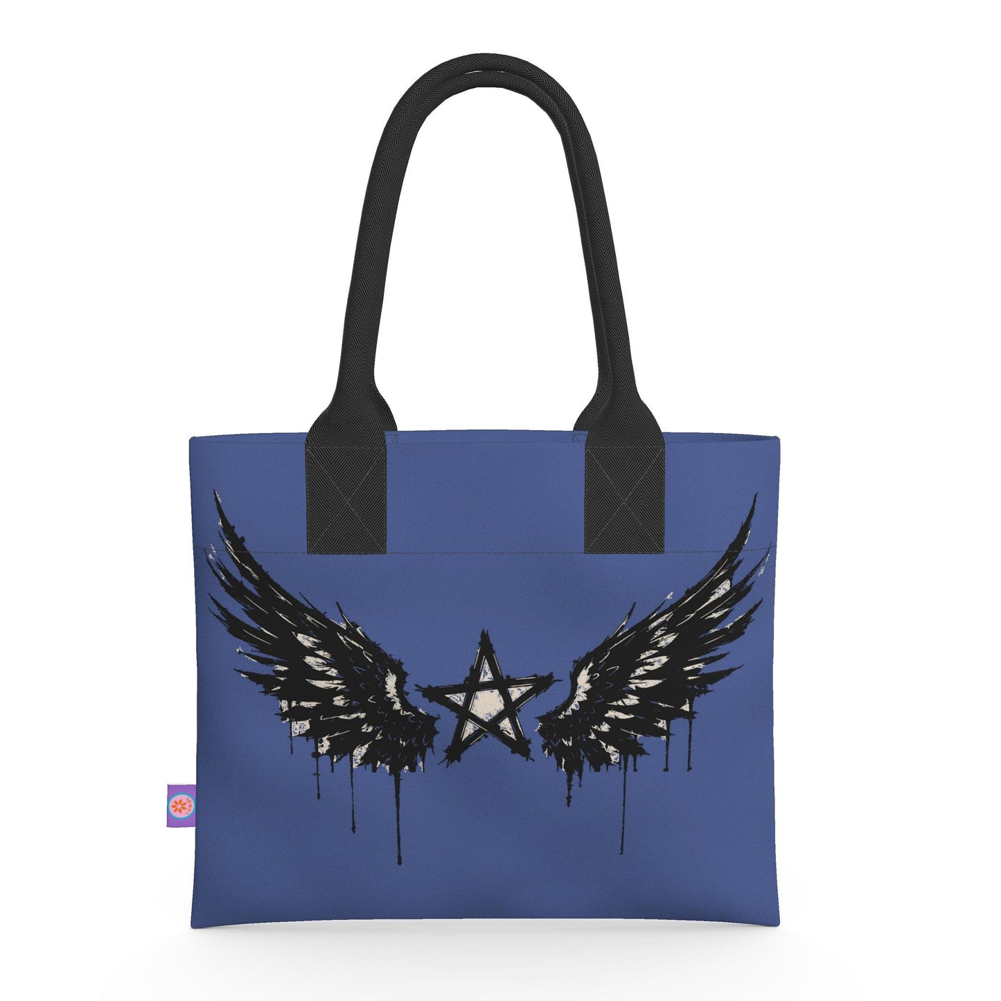 Rebel Riot - Star Wings - Neoprene Handbag - Midnight