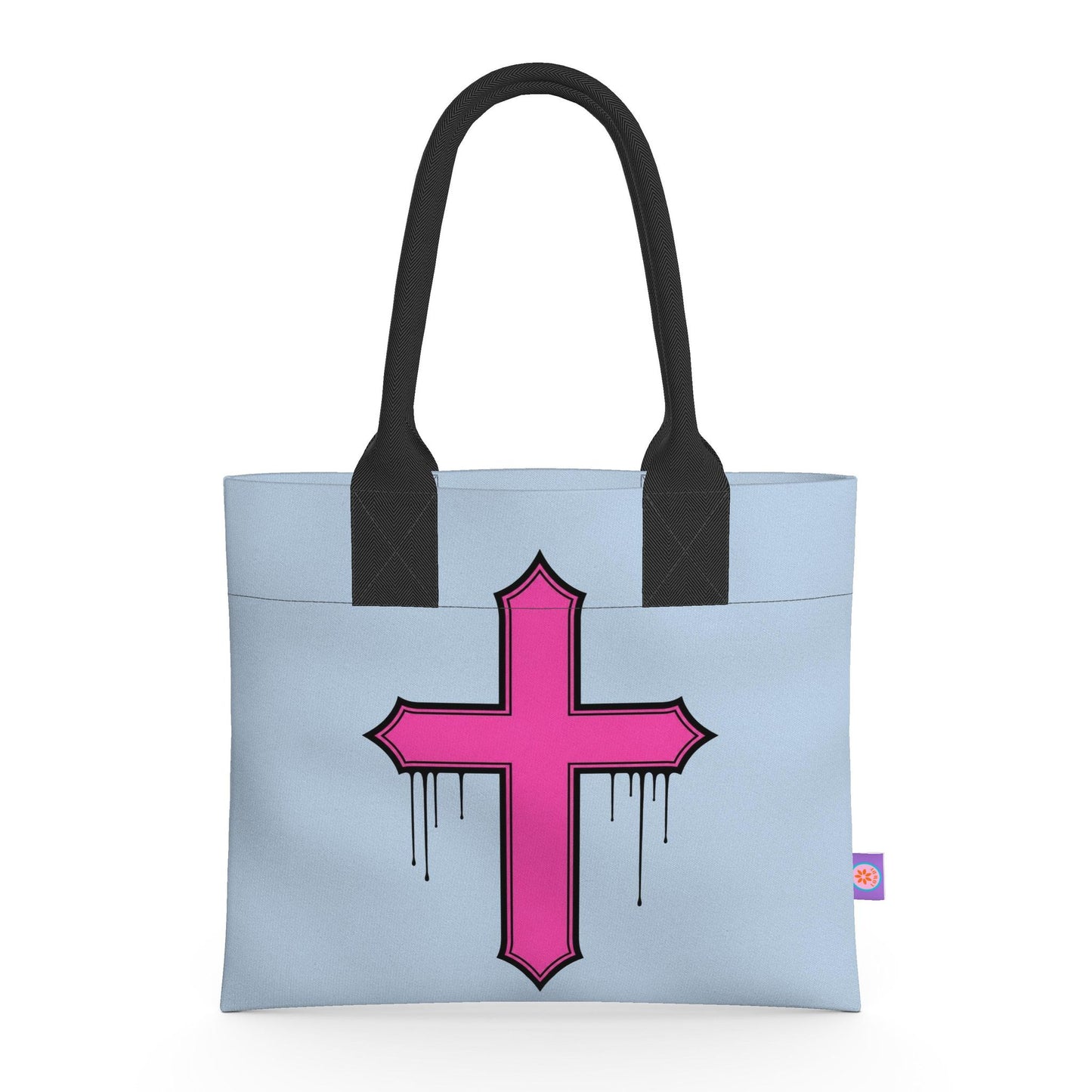 Rebel Riot - Cross - Neoprene Handbag - Rain