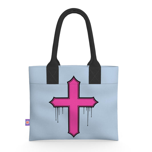 Rebel Riot - Gothica Cross - Neoprene Handbag - Frostbite