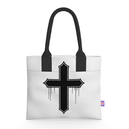Rebel Riot - Gothica Cross - Neoprene Handbag - Ghost