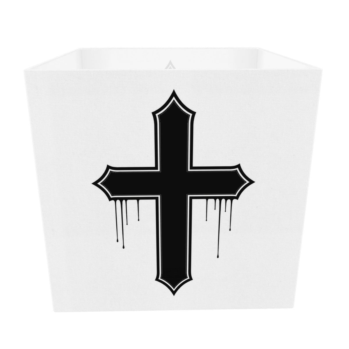 Rebel Riot - Gothica Cross Square Lampshade - Ghost