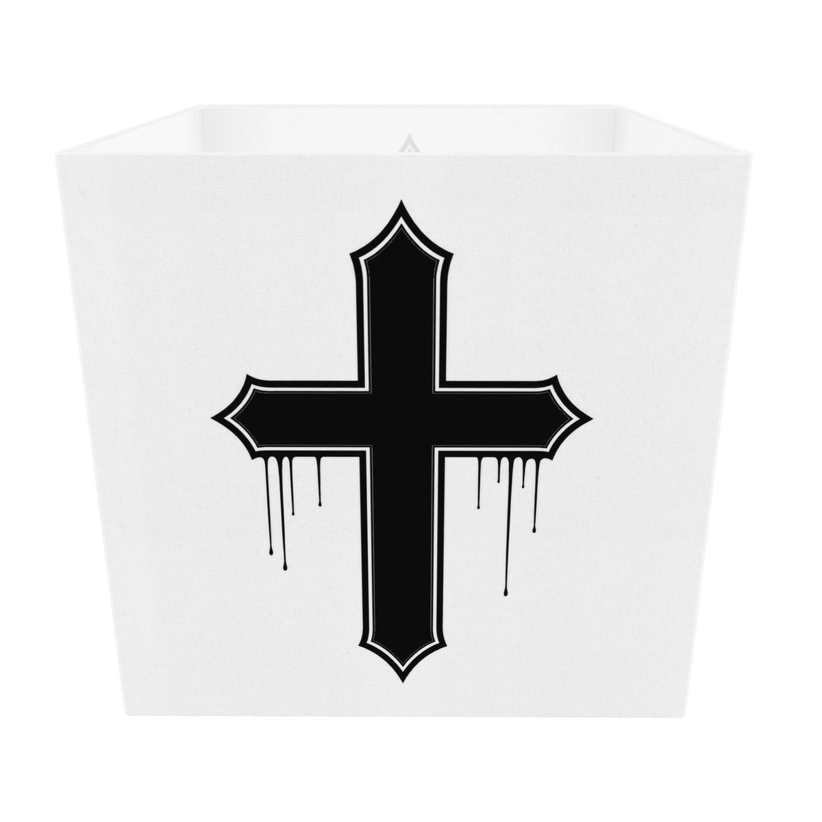 Rebel Riot - Gothica Cross Square Lampshade - Ghost