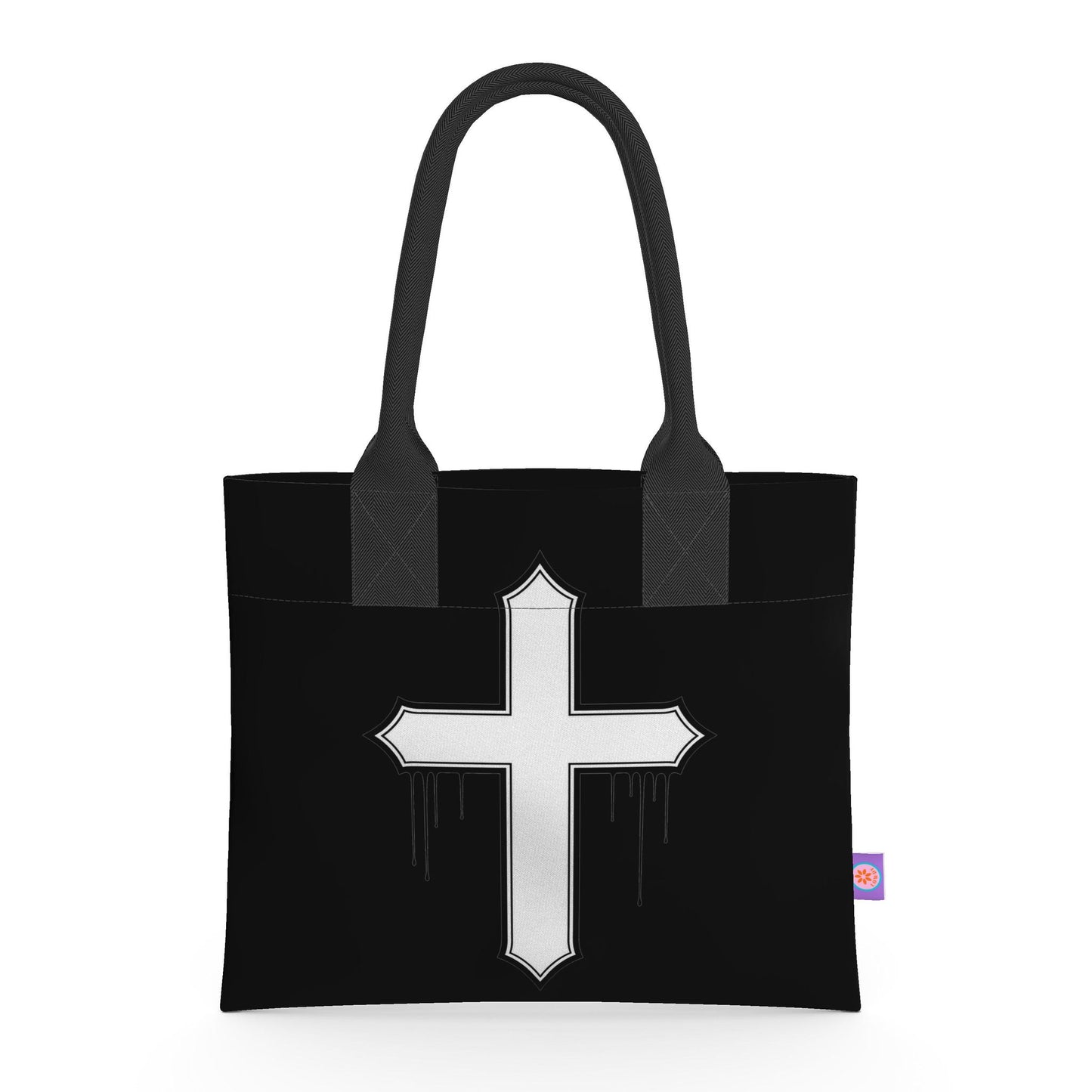 Rebel Riot - Cross - Neoprene Handbag - Noir