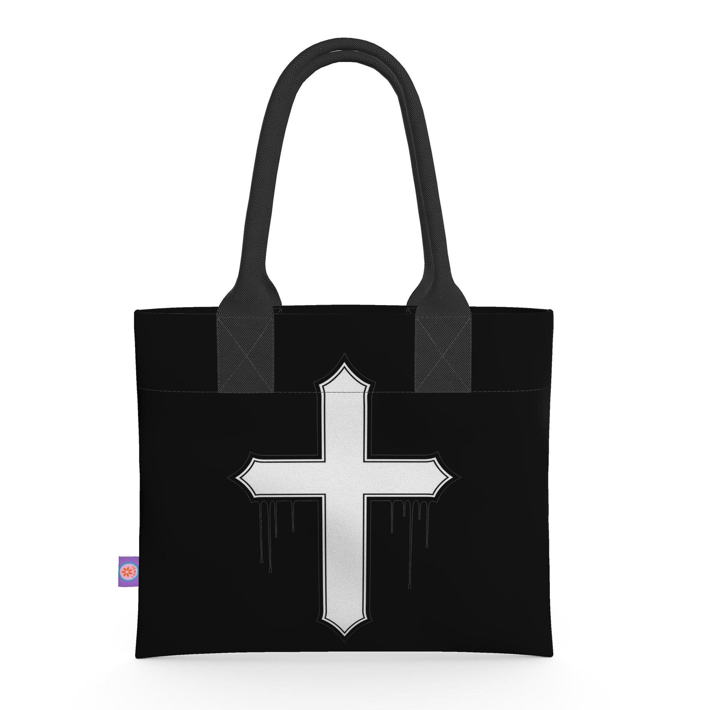 Rebel Riot - Cross - Neoprene Handbag - Noir