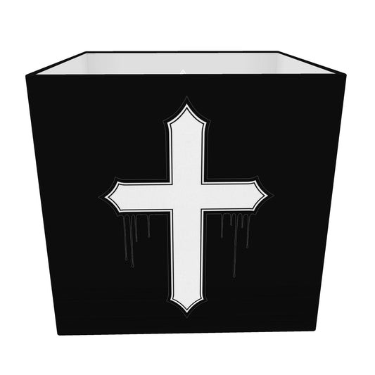 Rebel Riot - Gothica Cross Square Lampshade - Matrix