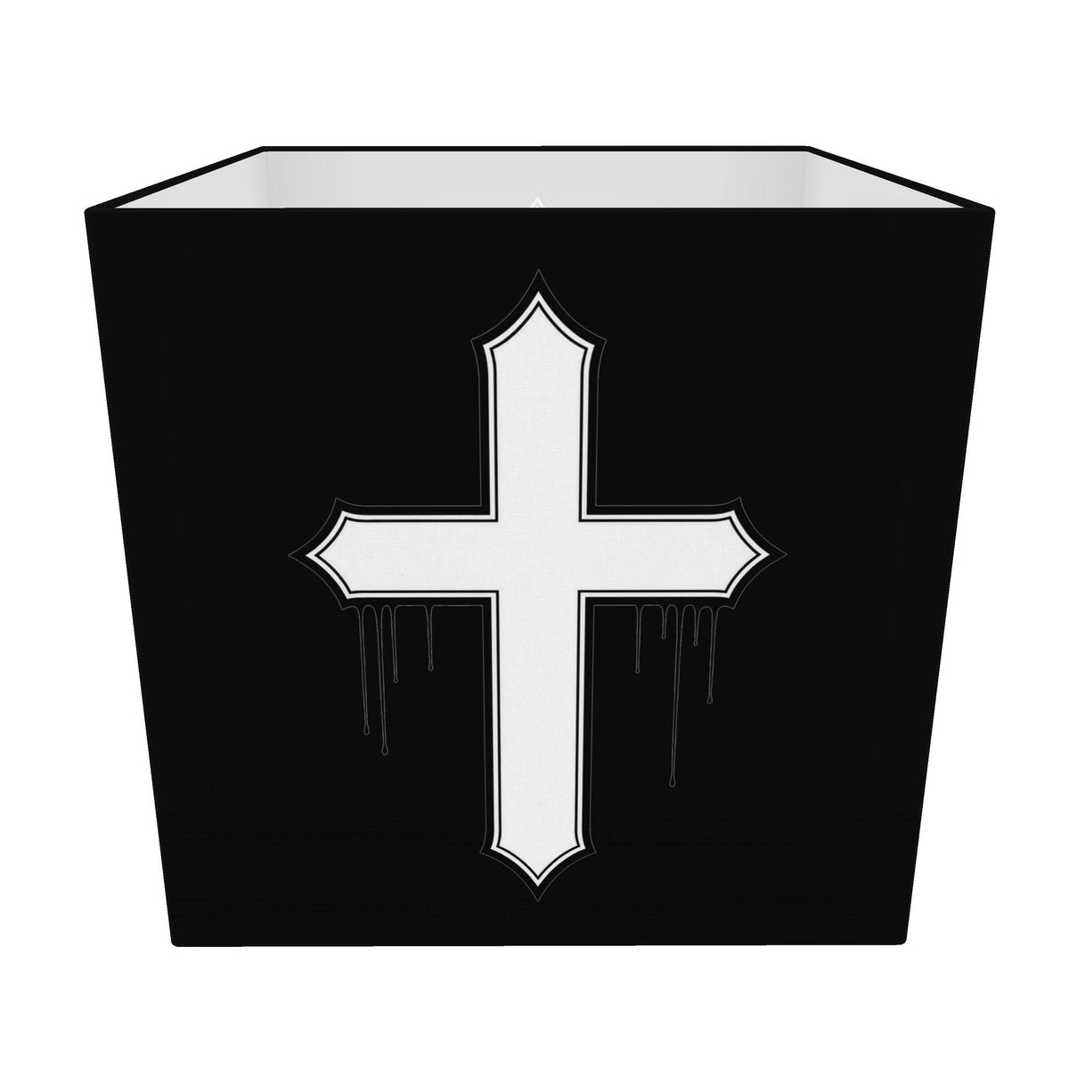 Rebel Riot - Gothica Cross Square Lampshade - Matrix
