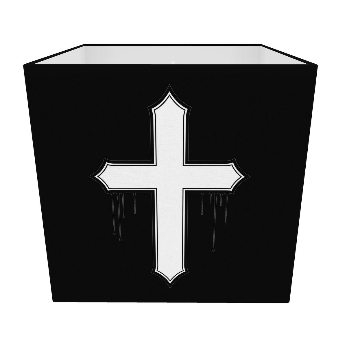 Rebel Riot - Gothica Cross Square Lampshade - Matrix