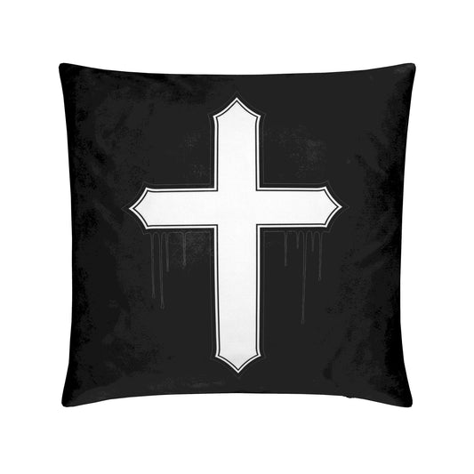 Rebel Riot - Gothica Cross Cushion - Matrix