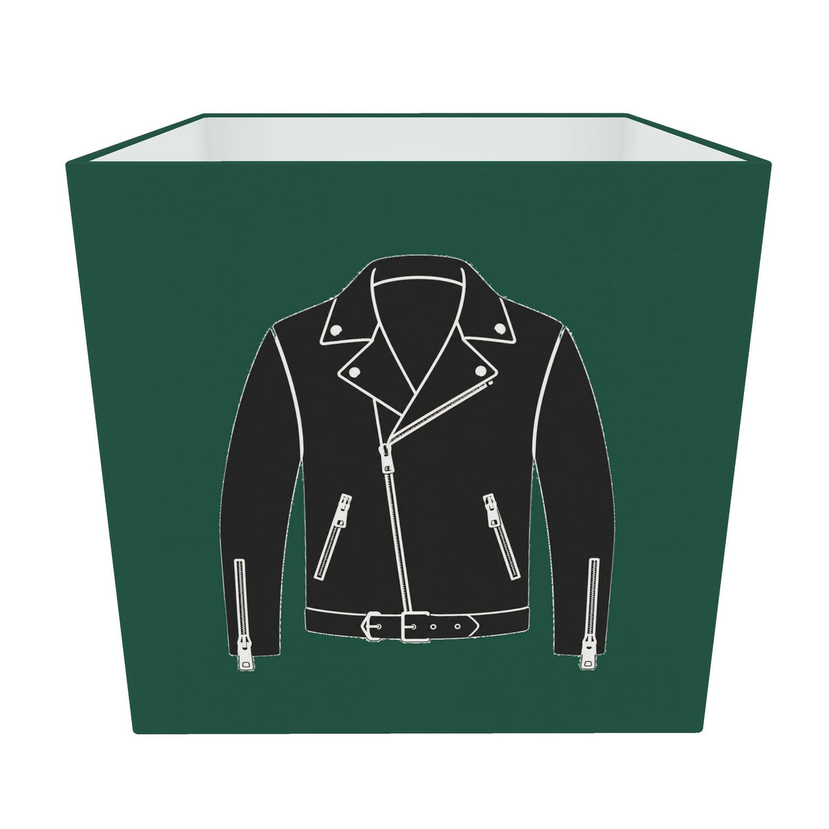Rebel Riot - Leather Jacket Square Lampshade - Ivy