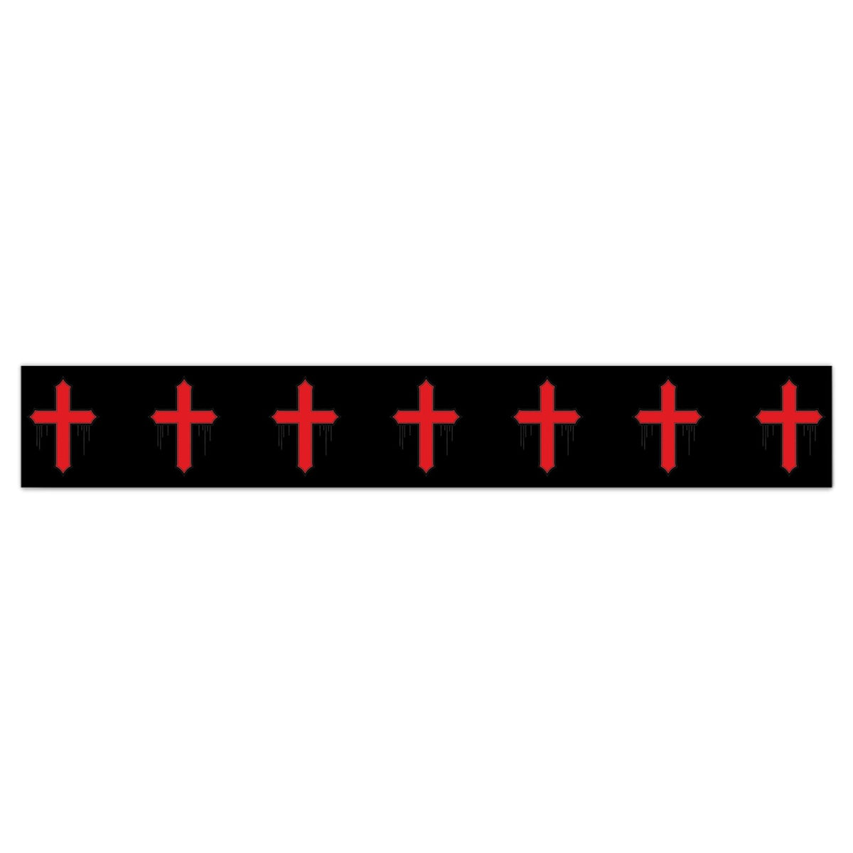 Rebel Riot - Gothica Cross - Wallpaper Border - Fever — Lowdy self-adhesive wallpaper border
