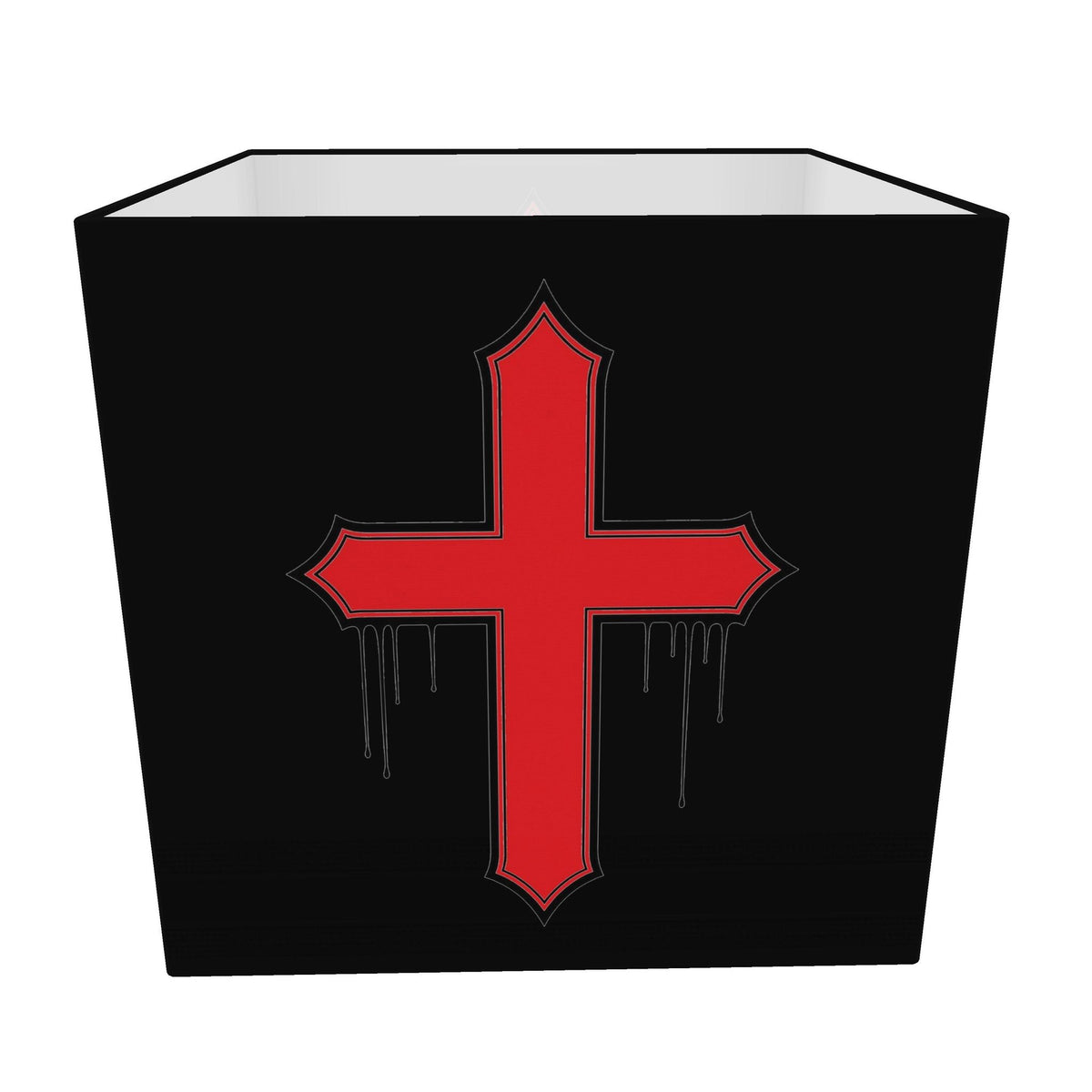 Rebel Riot - Gothica Cross Square Lampshade - Fever