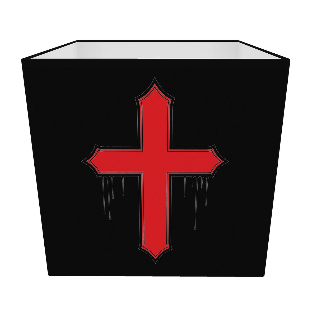 Rebel Riot - Gothica Cross Square Lampshade - Fever