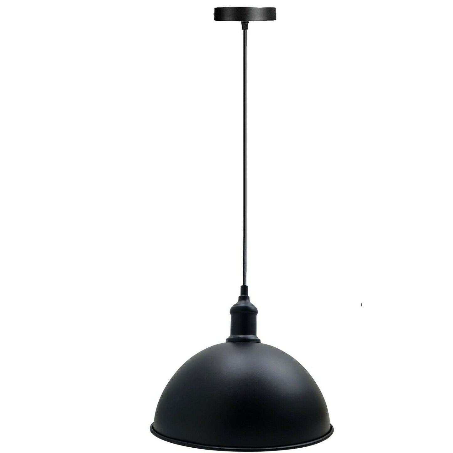 Retro Industrial Black Ceiling Pendant Light Metal Lamp Shade