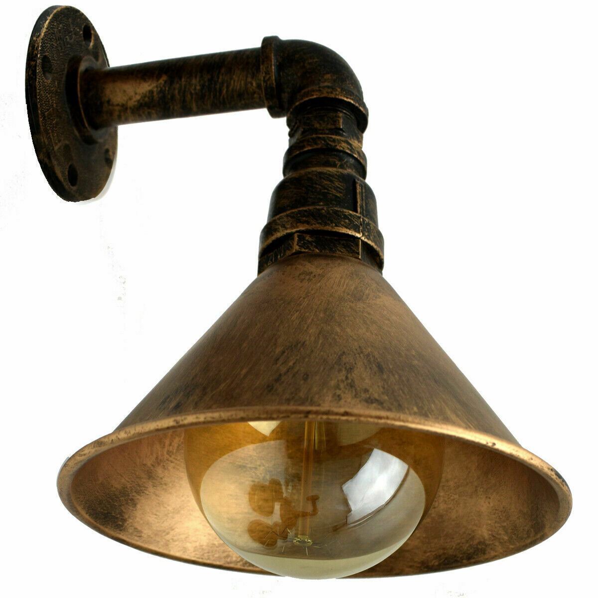 Modern Vintage Wall Mounted Light Sconce Lamp Indoor Fixture Cone