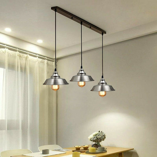 Satin Nickel Multi outlet Ceiling Pendant