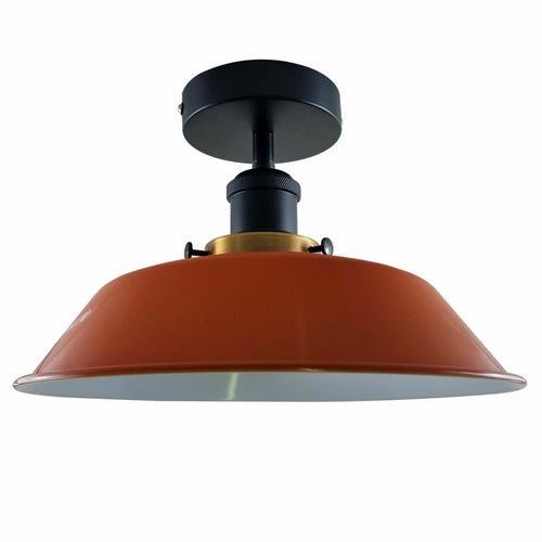 Modern Ceiling Light Fitting Flush Mount Light Metal Shade