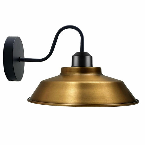 Retro Industrial Wall Lights Indoor E27 Indoor Sconce Metal Bowl Shape