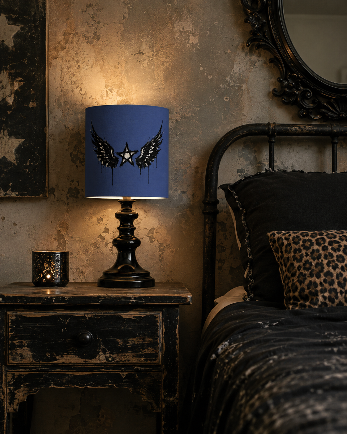 Rebel Riot - Star Wings Lamp Shade - Midnight