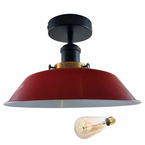 Modern Ceiling Light Fitting Flush Mount Light Metal Shade