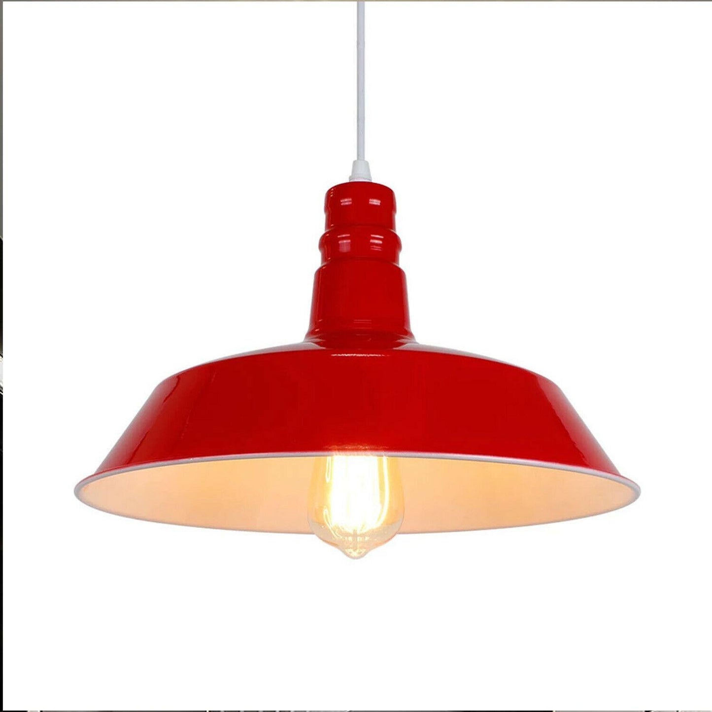 Red Retro Bedroom and Kitchen Pendant Light Shades