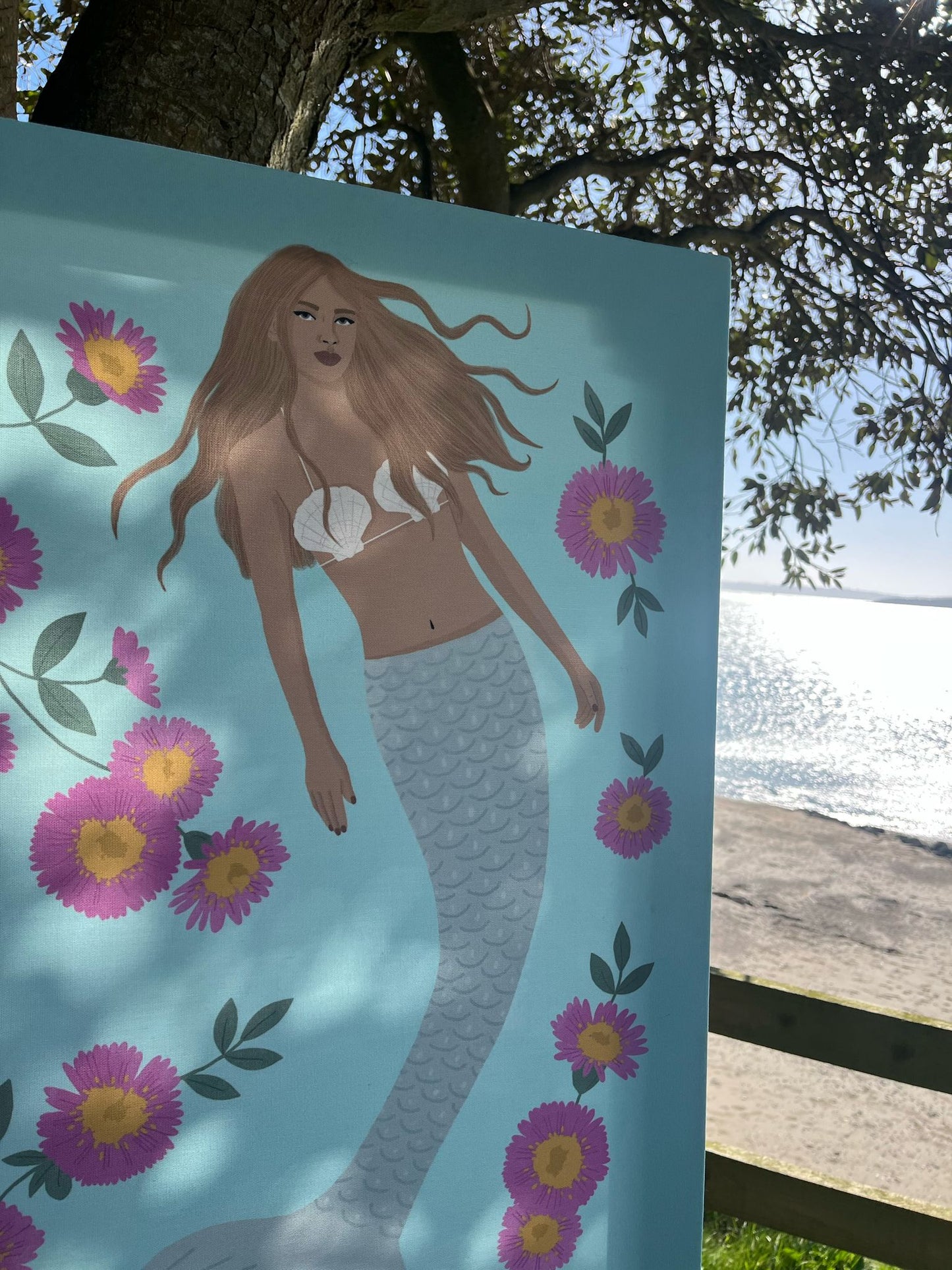 Senara Sea Whisper Mermaid Canvas