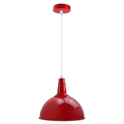 Red Retro Bedroom and Kitchen Pendant Light Shades