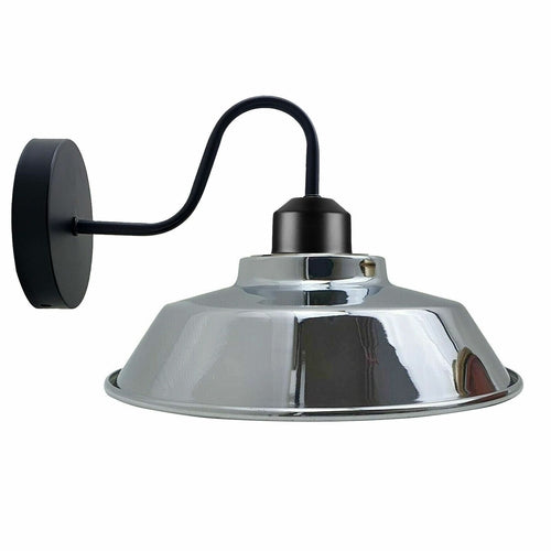 Retro Industrial Wall Lights Indoor E27 Indoor Sconce Metal Bowl Shape