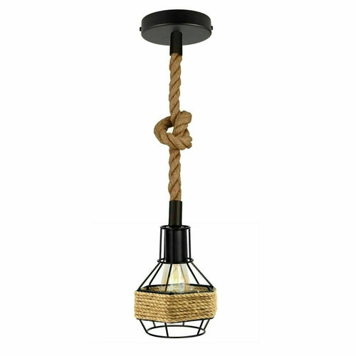 Retro Industrial Vintage Suspended Metal Shade Ceiling Pendant