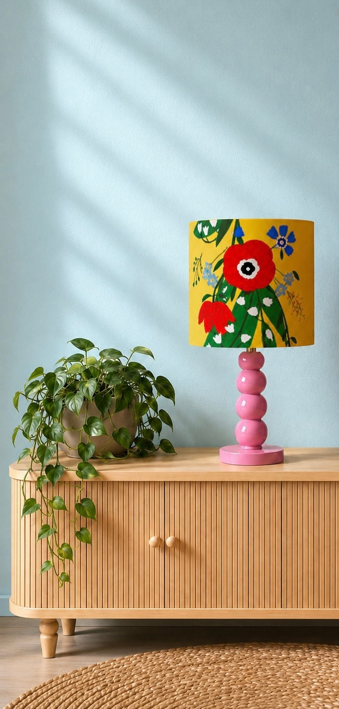Posy Riot - Poppy Ardevora - Lampshade - Bold - Sunshine