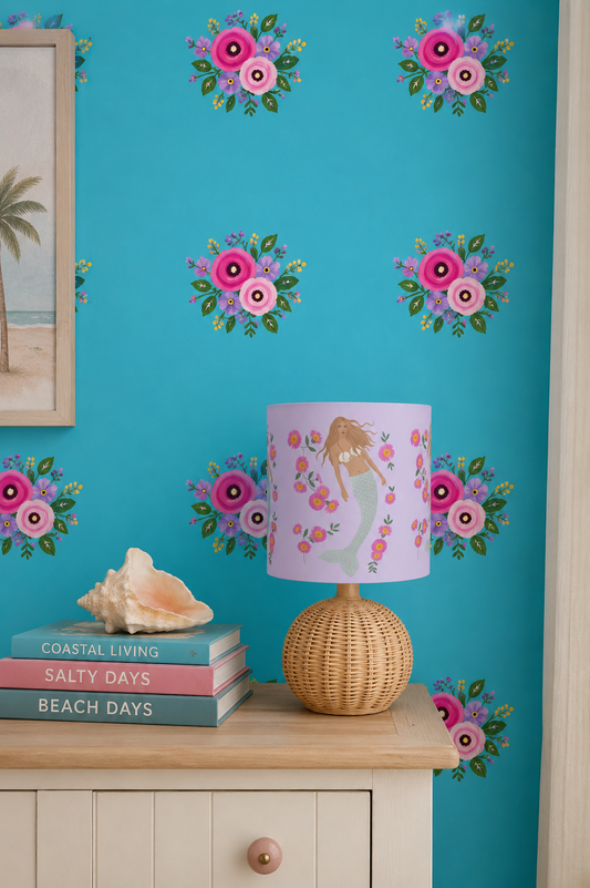 Senara- Mermaid - Lampshade - Sea Pearl