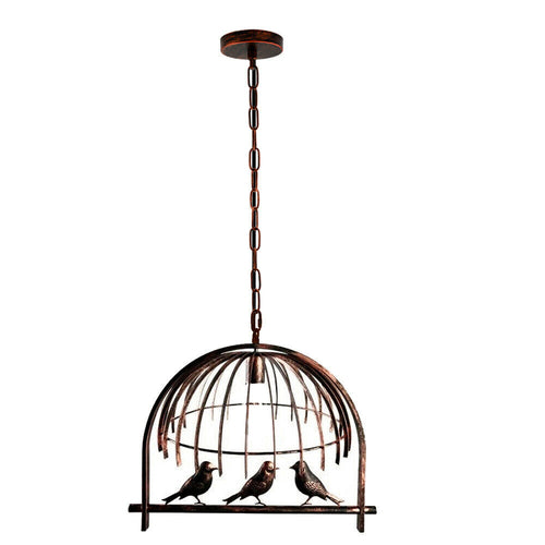 Bird Cage Ceiling Industrial Chandelier Loft Pendant Light With FREE Bulb