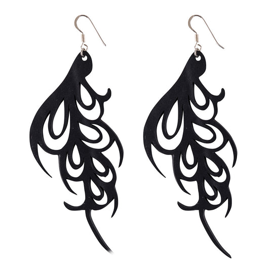 Bella Elegant Art Nouveau Inner Tube Earrings