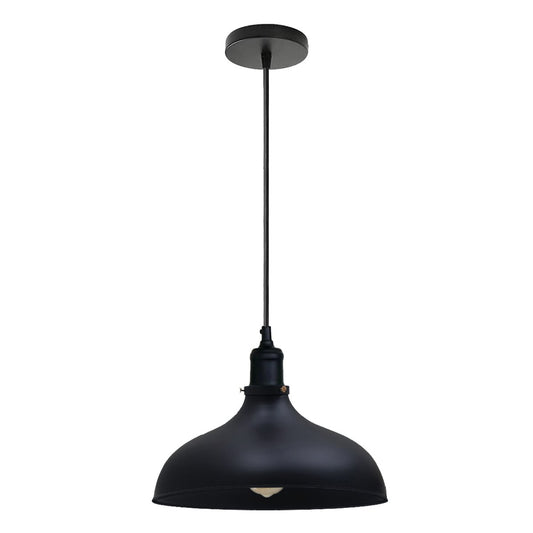 Black Industrial Retro Ceiling Pendant Light