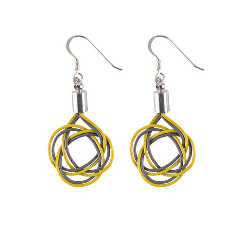 Celtic Recycled Electrical Wire Earrings product view