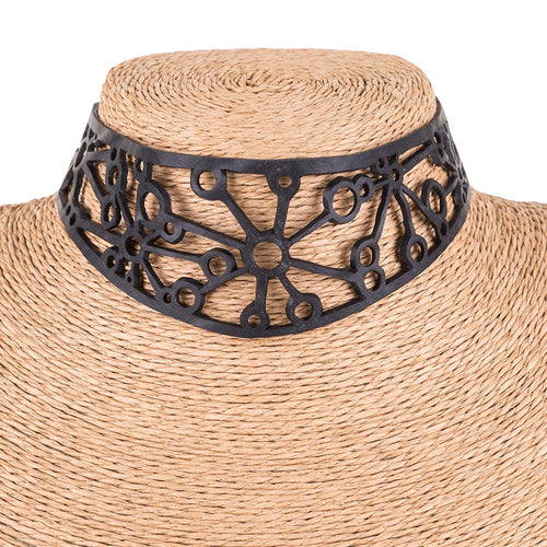 Stargate Recycled Rubber Statement Choker product view