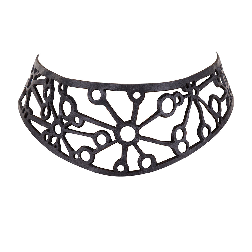 Stargate Recycled Rubber Statement Choker product view