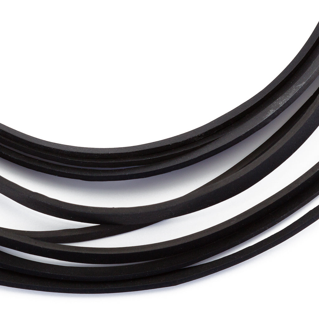 Carter Layered Recycled Rubber Necklace product view
