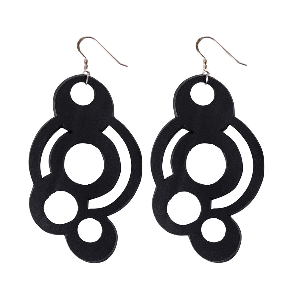 Circular Inner Tube Earrings