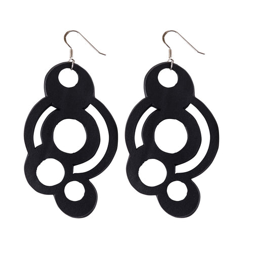 Circular Rubber Earrings