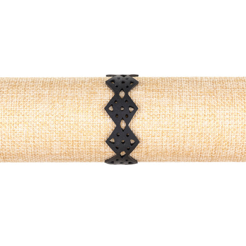 Pixel Geometric Recycled Rubber Cuff product view