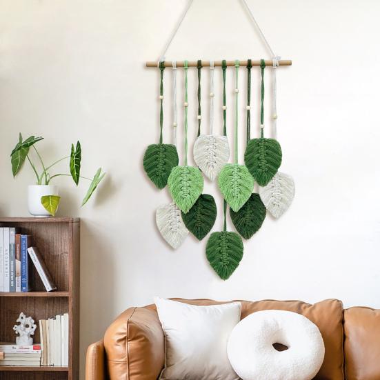 Macrame Leaf Wall Hanging