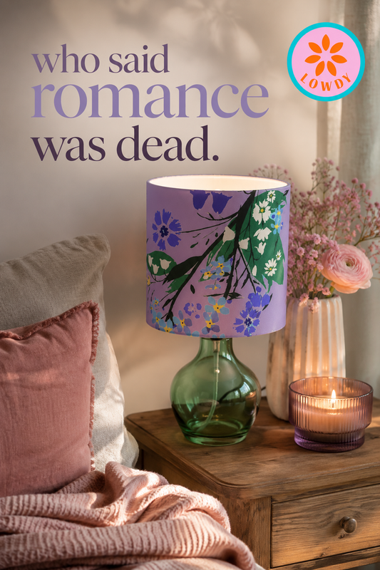 Posy Riot - Eva May - Lampshade - Bold - Purple Haze