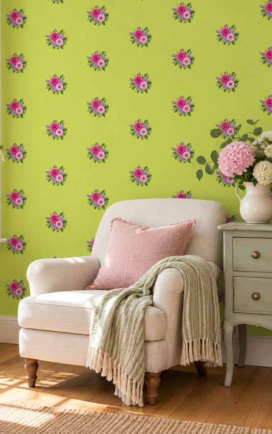 Posy Riot - Rose Eleanor - Signature Wallpaper - Apple